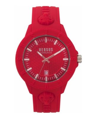 Red versace watch sale