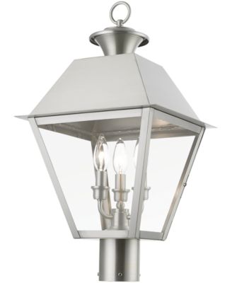 Wentworth 3 Light Outdoor Large Post Top Lantern
