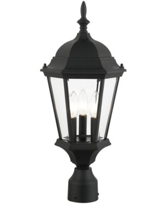 Hamilton 3 Light Outdoor Post Top Lantern