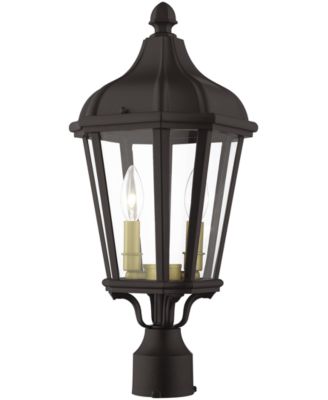 Morgan 2 Light Outdoor Post Top Lantern
