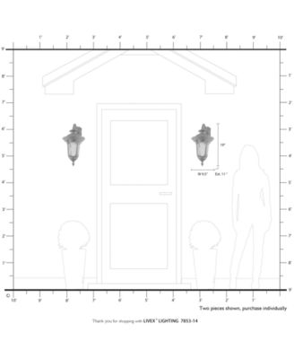 Oxford 1 Light Outdoor Wall Lantern