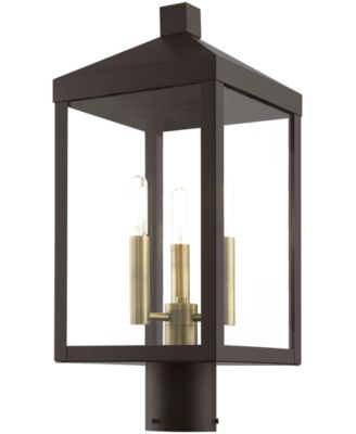 Nyack 3 Light Outdoor Post Top Lantern