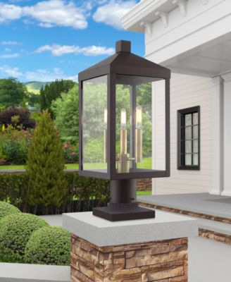 Nyack 3 Light Outdoor Post Top Lantern
