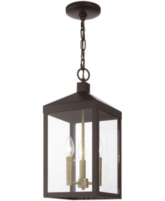 Nyack 3 Light Outdoor Pendant Lantern
