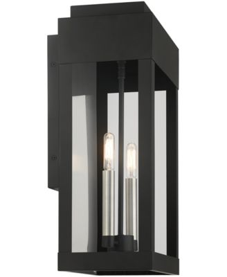 York 2 Light Outdoor Wall Lantern