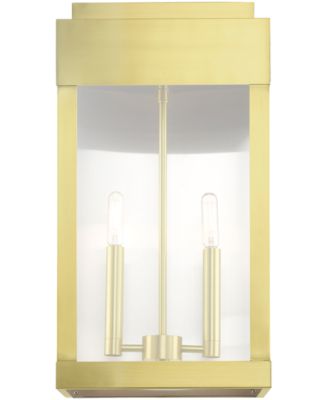 York 2 Light Outdoor Wall Lantern