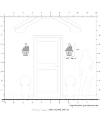 Wentworth 2 Light Outdoor Medium Wall Lantern