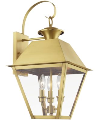 Wentworth 3 Light Outdoor Large Wall Lantern
