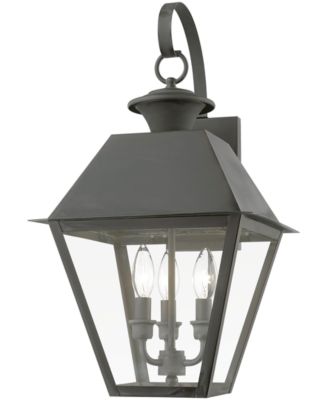 Wentworth 3 Light Outdoor Large Wall Lantern