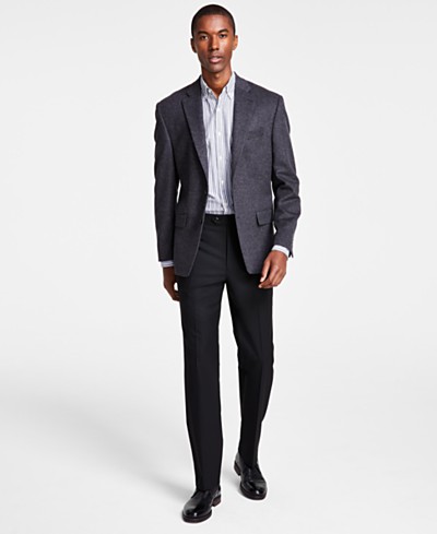 Bar Iii Carnaby Collection Houndstooth Corduroy Chesterfield Slim Fit Sport  Coat, $295, Macy's