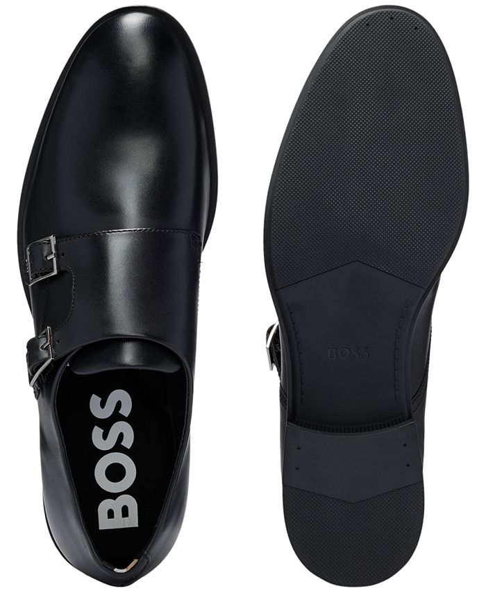 BOSS Men's Colby Double-Buckle Monk Strap Dress Shoes - Macy's