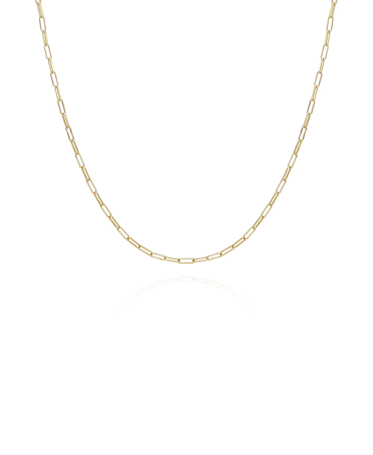 Vince Camuto Gold-tone Paper Clip Chain Link Necklace