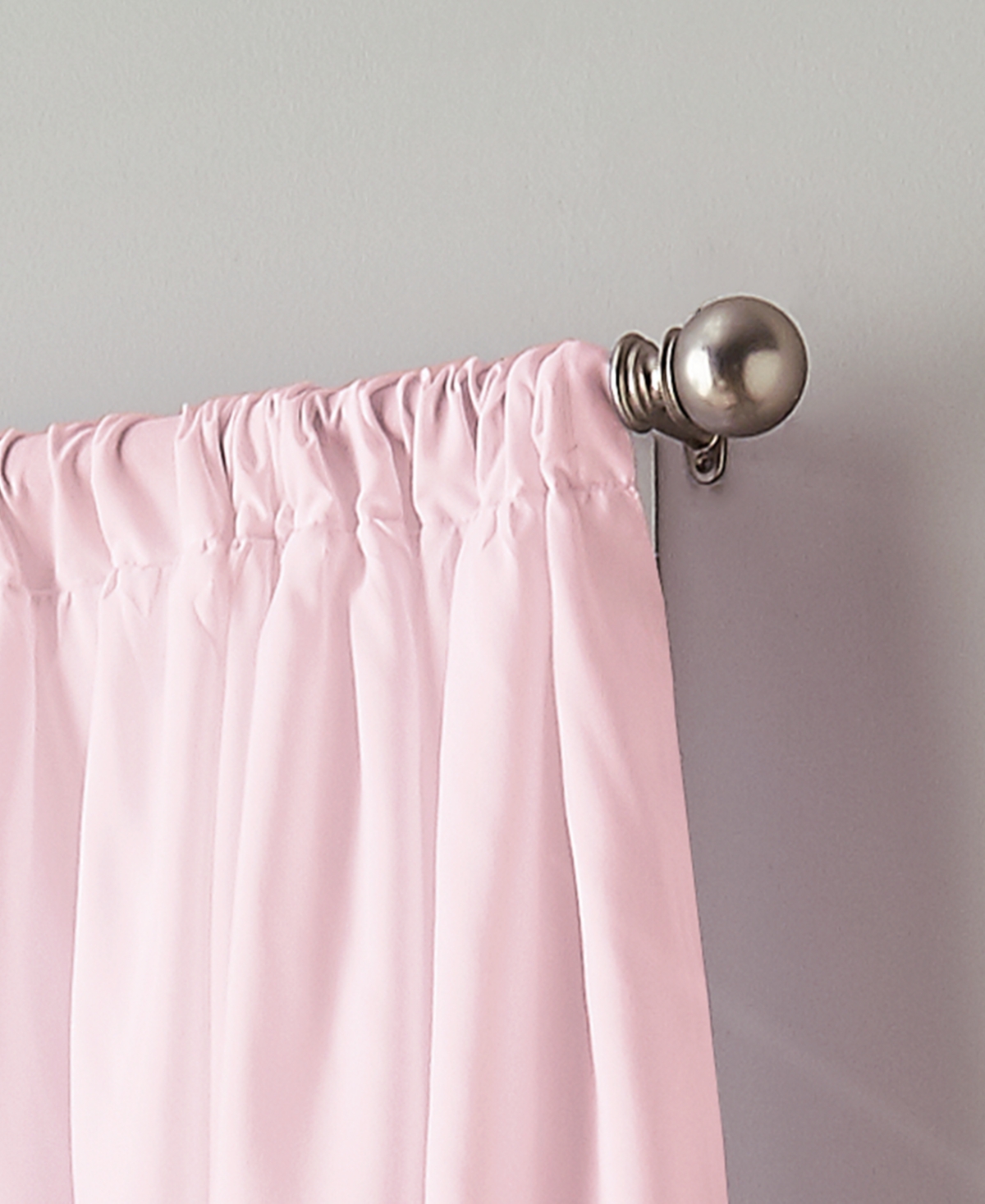 Curtainworks Flounced Poletop Single Curtain Panel, 42" x 63"