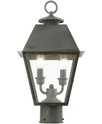 Wentworth 2 Light Outdoor Medium Post Top Lantern