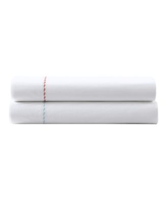 Tommy Bahama Home Tommy Bahama Solid Cotton Percale Sheet Set Collection In Turquoise,aqua