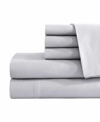 CLOSEOUT! Tommy Bahama Home Solid 1000-Thread Count Cotton Blend Sateen 6 Piece Sheet Set, King