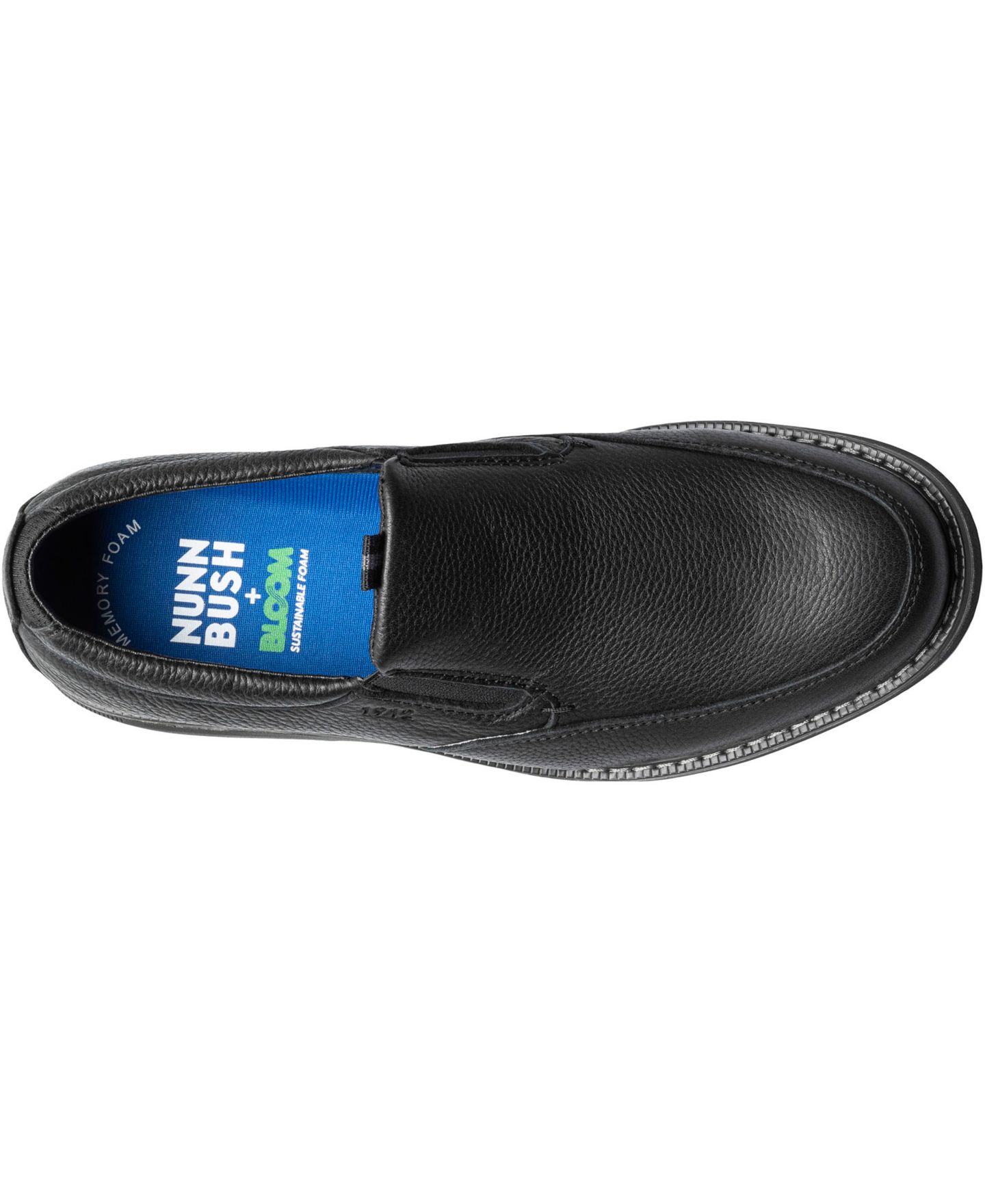 Мужские туфли Nunn Bush Otto Moc Toe Slip On, цвет: Чёрный — фото 4