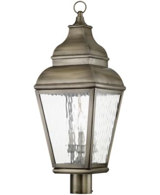 Exeter 3 Light Outdoor Post Top Lantern