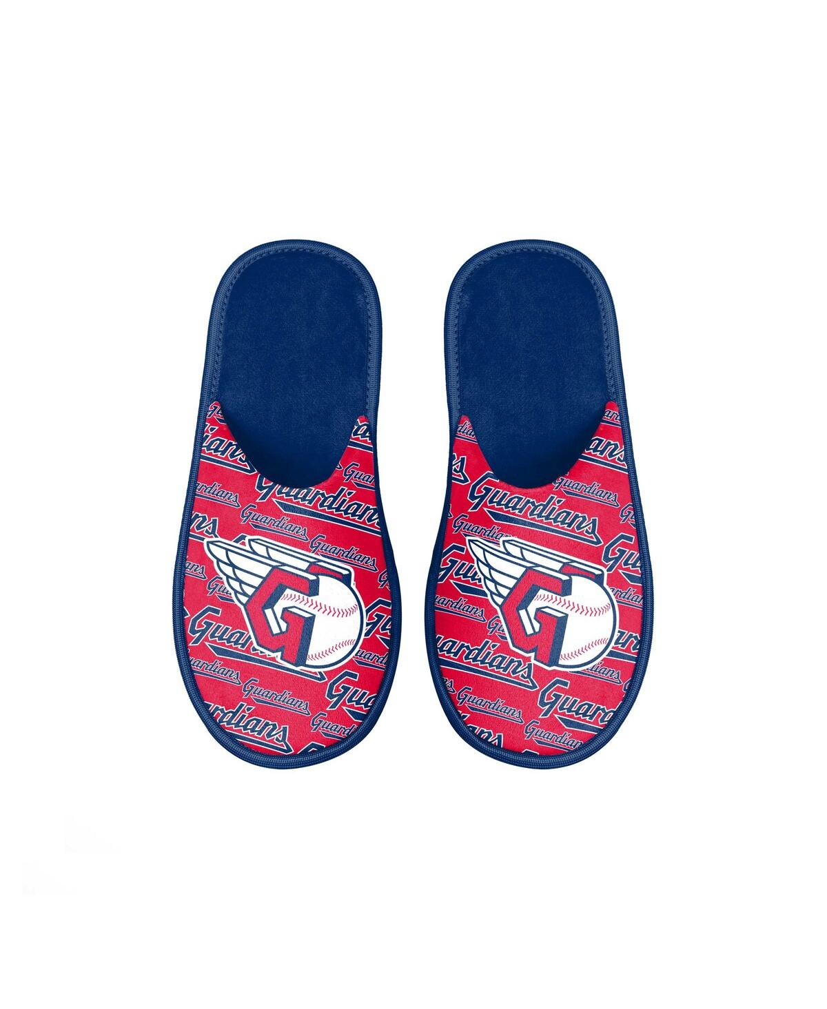 Foco Kids' Youth Boys And Girls  Cleveland Guardians Scuff Wordmark Slide Slippers In Navy