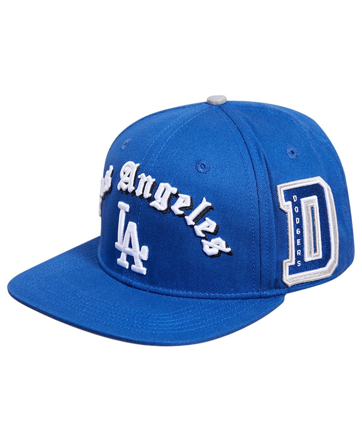 Shop Pro Standard Men's  Royal Los Angeles Dodgers 2020 World Series Old English Snapback Hat