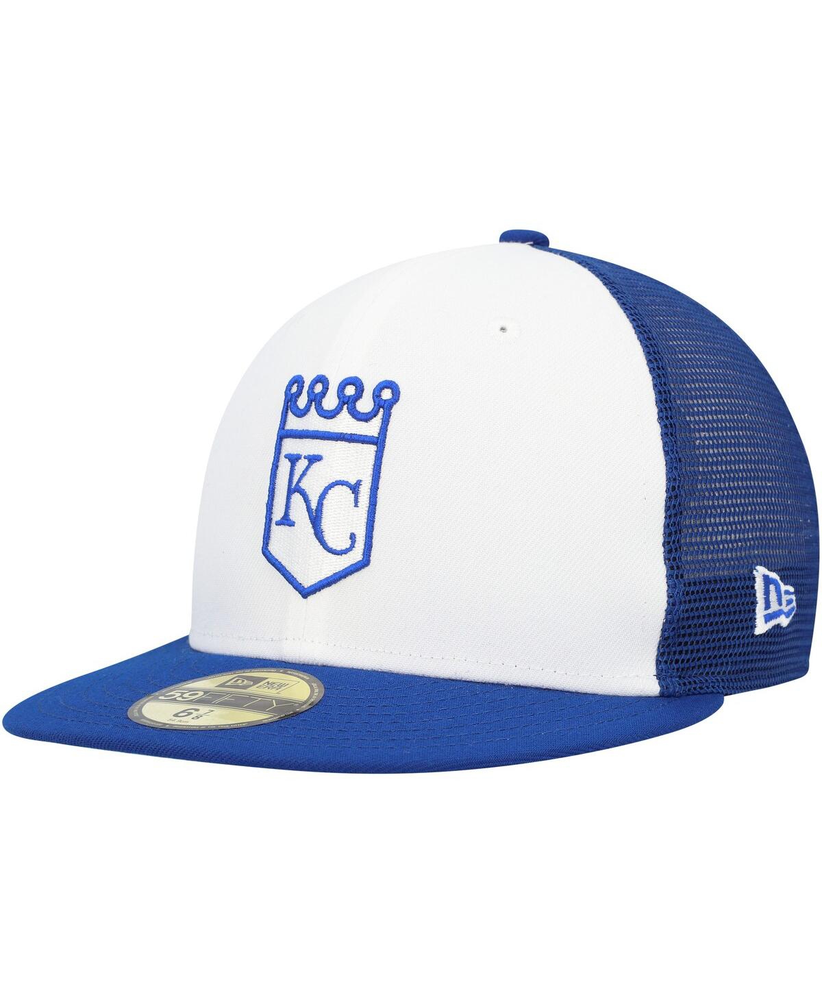 Men's New Era Blue Kansas City Royals 2023 On-Field Batting Practice 59FIFTY Fitted Hat - Blue