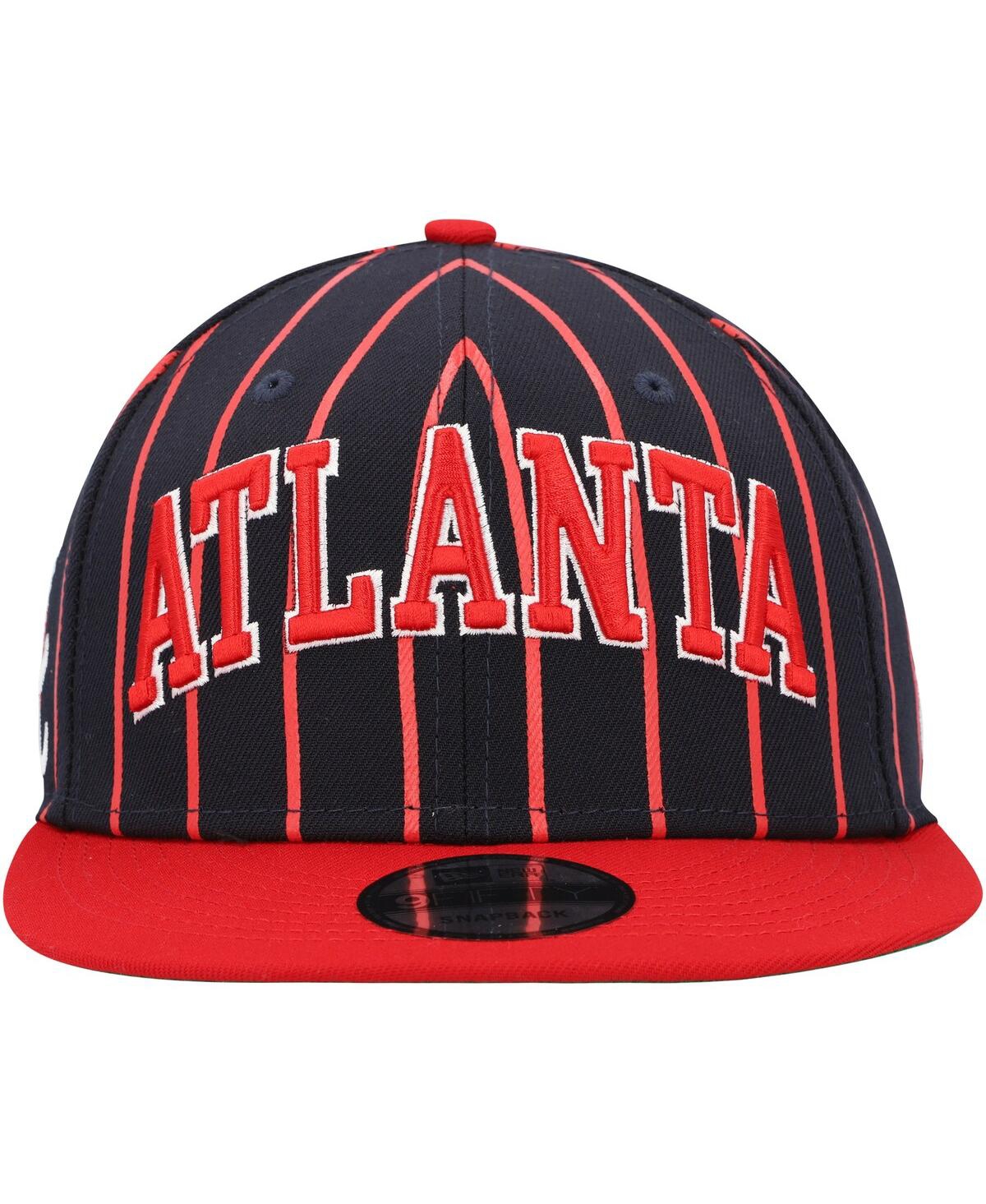 New Era Men's  Navy, Red Washington Nationals City Arch 9fifty Snapback Hat In Navy,red