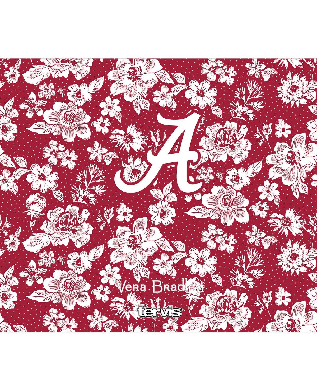 Shop Vera Bradley X Tervis Alabama Crimson Tide 24 oz Wide Mouth Bottle With Deluxe Lid In Maroon