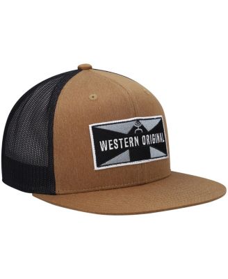 Men's Tan, Black Holley Trucker Snapback Hat