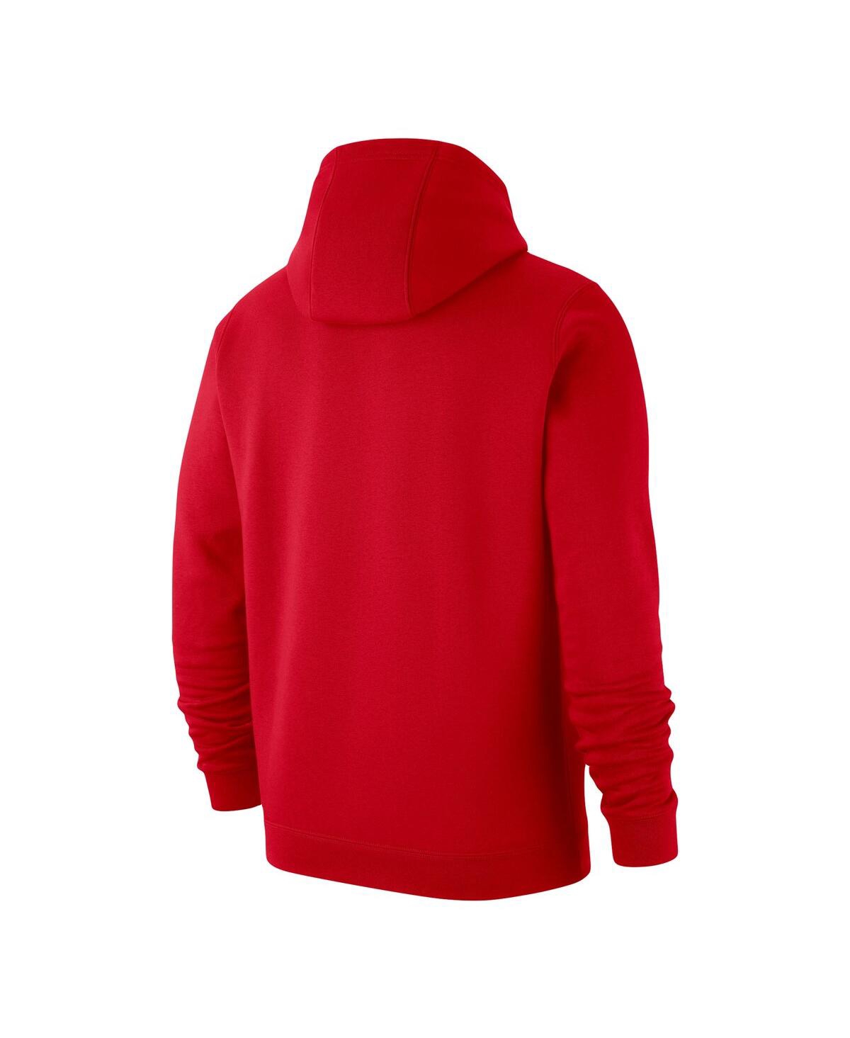 Men's NikeGeorgia Bulldogs Logo Club Pullover Hoodie - Red