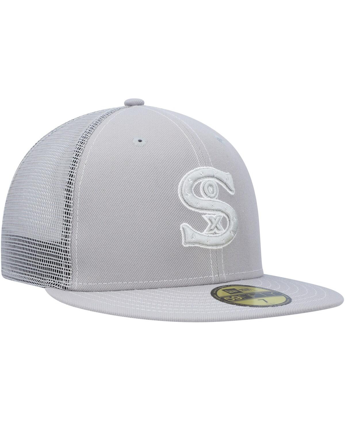Shop New Era Men's  Gray Chicago White Sox 2023 On-field Batting Practice 59fifty Fitted Hat