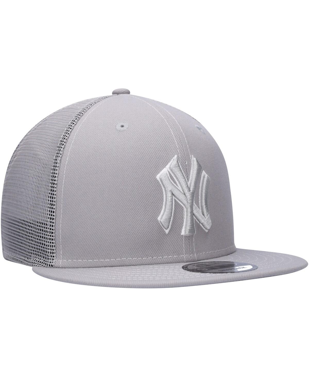 Men's New EraNew York Yankees 2023 On-Field Batting Practice 9FIFTY Snapback Hat - Gray
