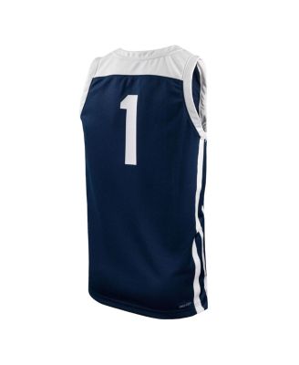 Men's #1 Navy Butler Bulldogs Replica Basketball Jersey