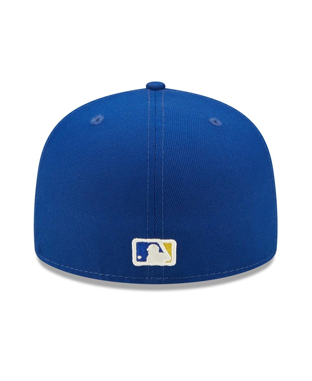 Men's New EraChicago Cubs 2016 World Series Champions Citrus Pop Uv 59FIFTY Fitted Hat - Royal