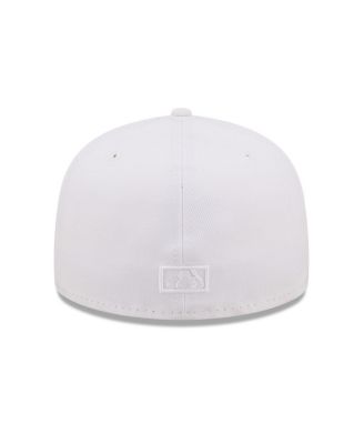 Men's Miami Marlins White on White 59FIFTY Fitted Hat