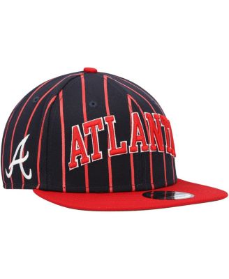 Men's Navy and Red Atlanta Braves City Arch 9FIFTY Snapback Hat