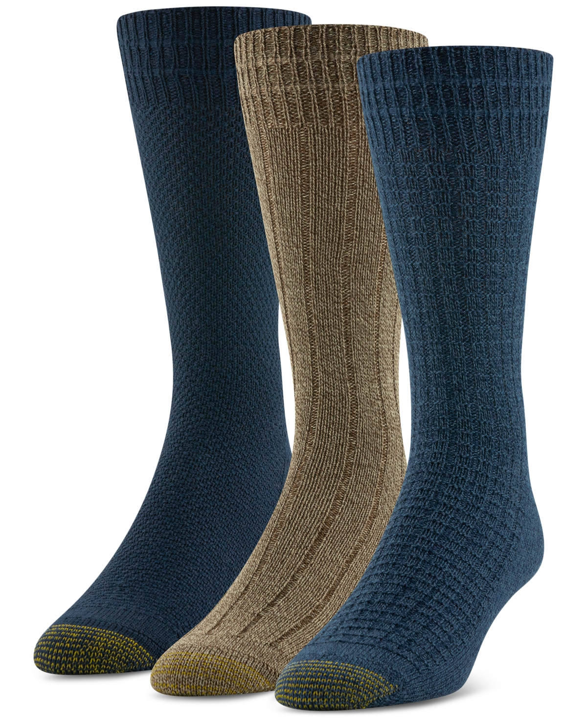Gold Toe Men's 3-Pk. Premium Texture Socks