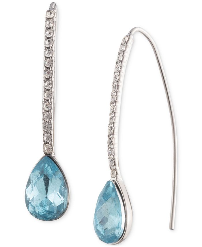 Givenchy Crystal Linear Threader Earrings & Reviews - Earrings - Jewelry &  Watches - Macy's