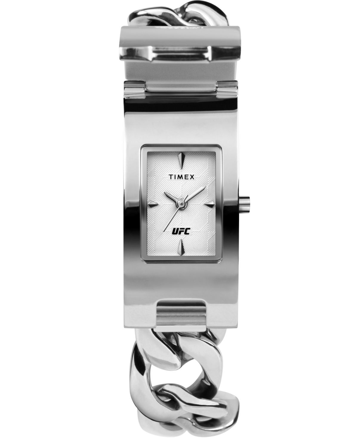 Timex Ufc Men's Quartz Championship Silver-tone Stainless Steel Watch, 20mm