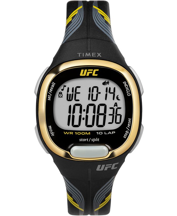 Timex UFC Women s Quartz Takedown Resin Black Watch 33mm Macy s