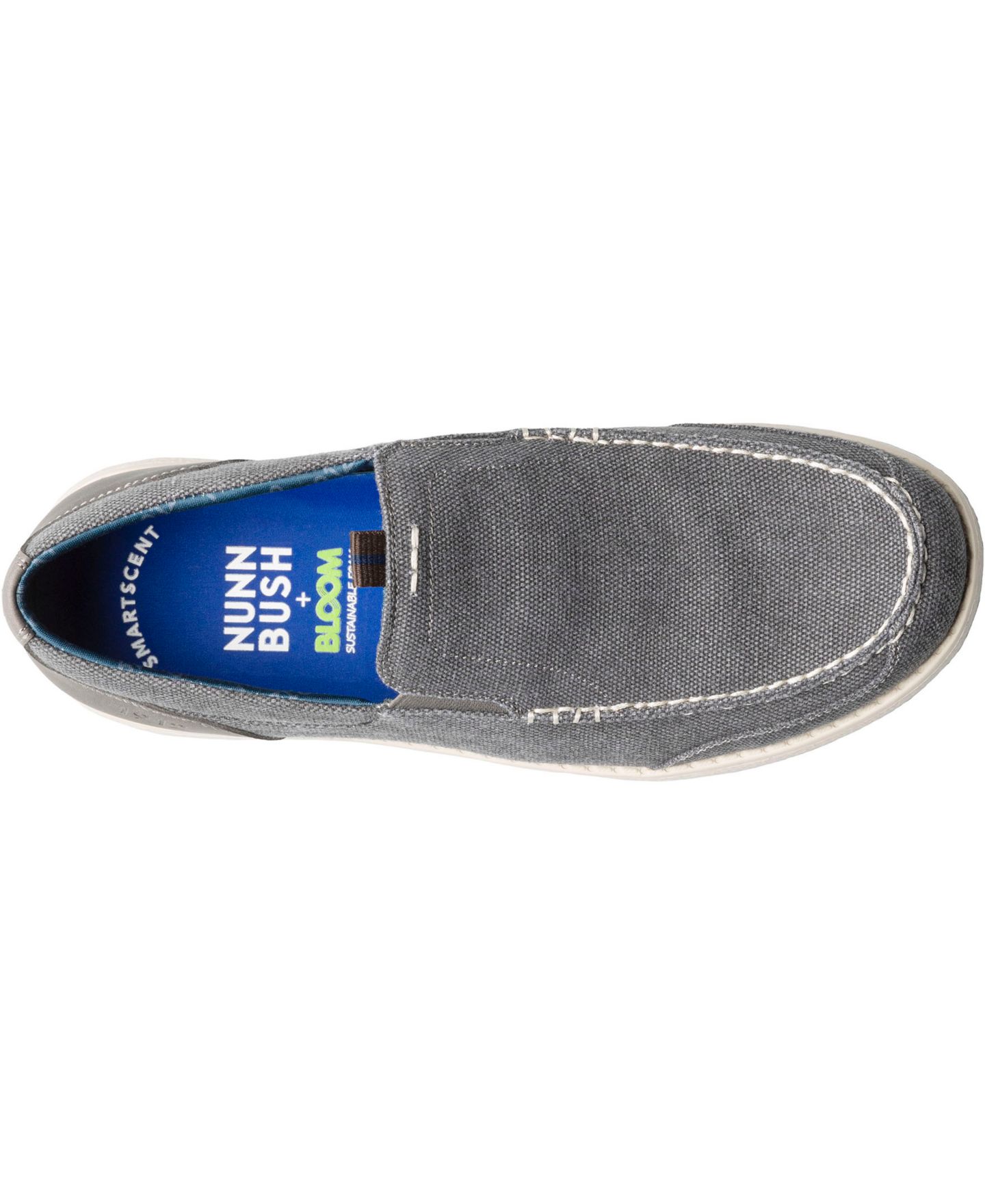 Мужские туфли Nunn Bush Brewski Canvas Venetian Moc Toe, цвет: Графитовый металлик — фото 4