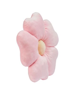 Lavender Floral Pink Decorative Pillow Plush Stuffed Toy