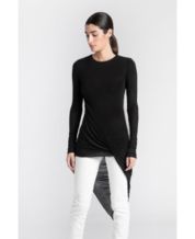 Black sheer tunic hotsell top