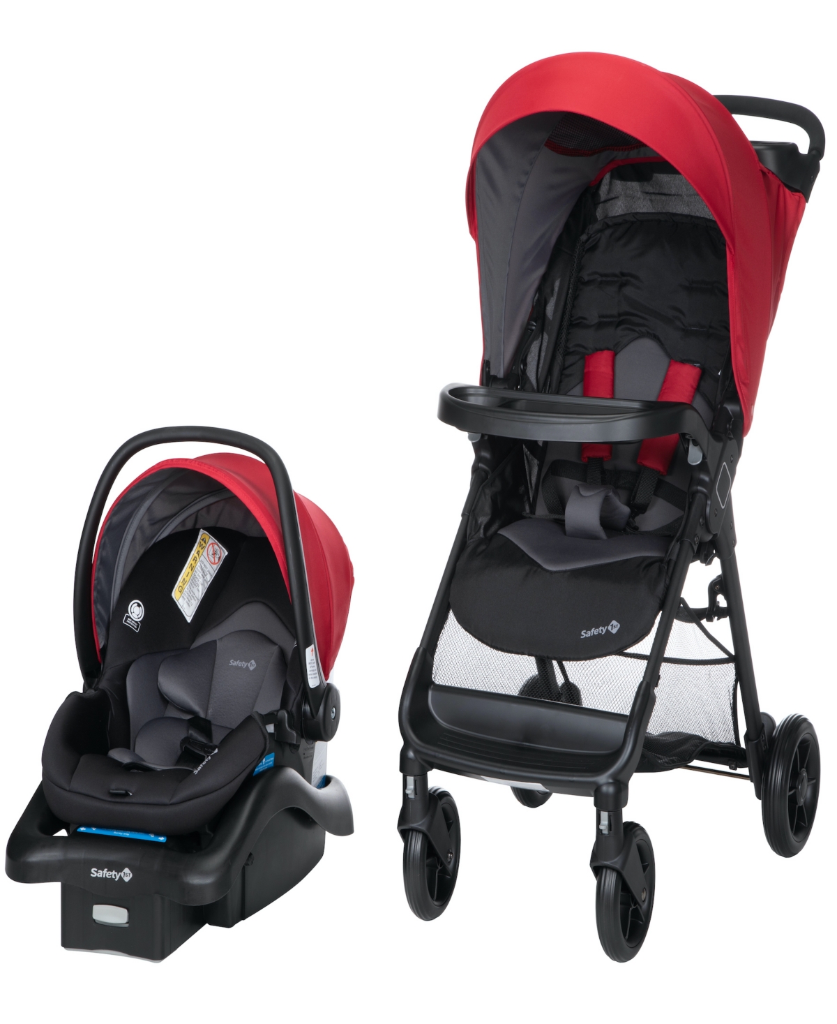 Safety 1st Baby Smooth Ride Travel System In Black Cherry