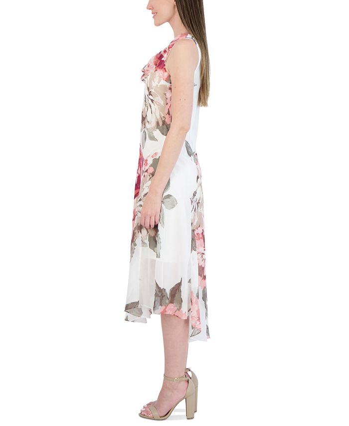 FRV Printed chiffon sleeveless mini dress - Lagkadás