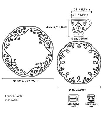 Lenox - French Perle White 12-Piece Set