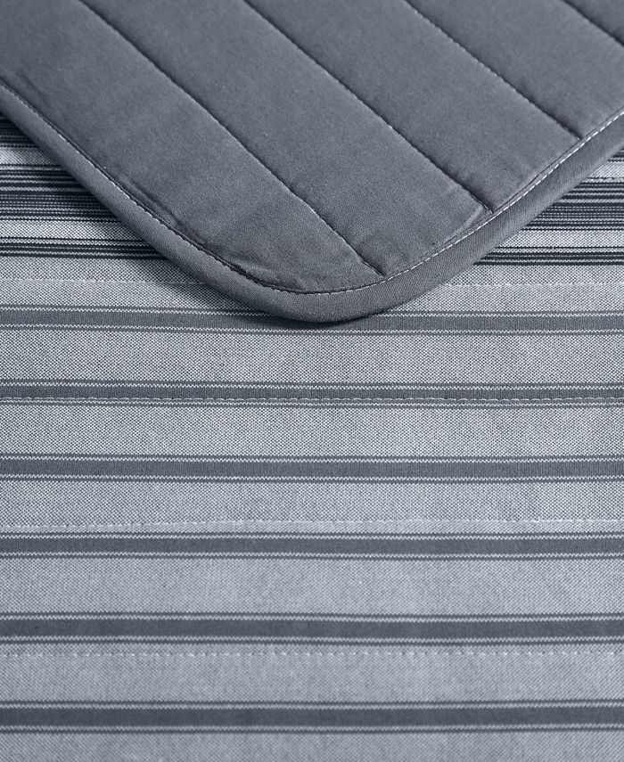 Nautica Coveside Reversible 3 Piece Quilt Set, King Macy's