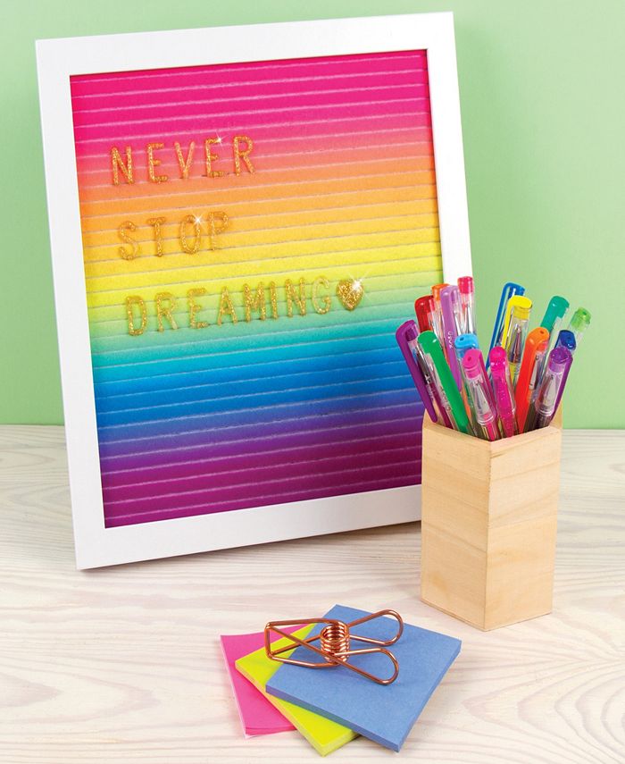 Three Cheers For Girls 3C4G Rainbow Felt Letterboard 10' X 10