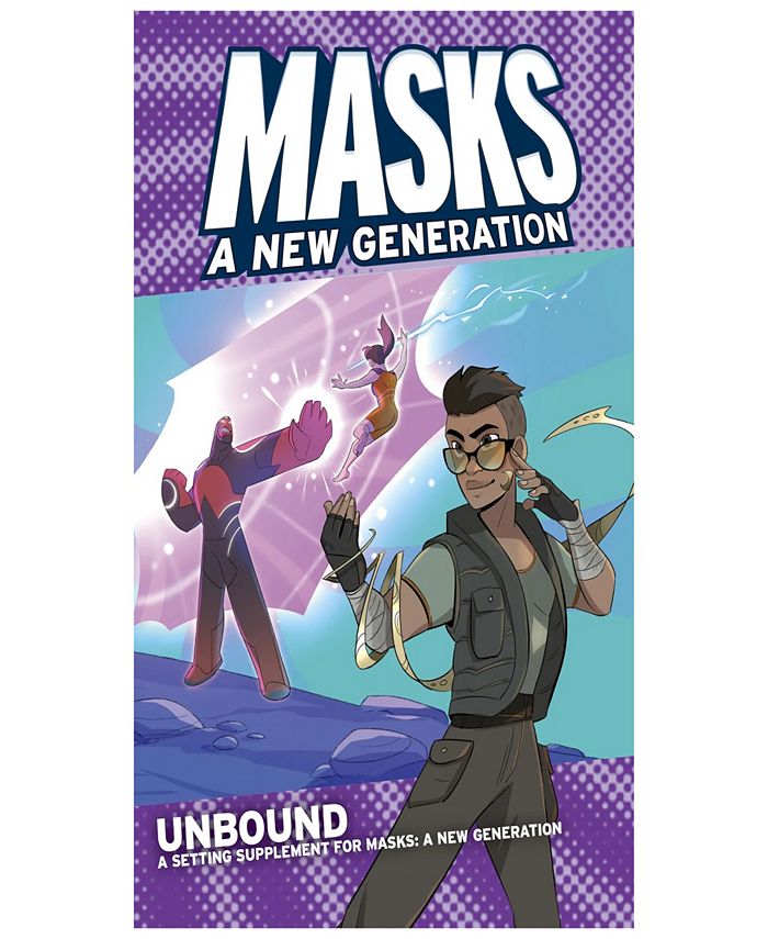 Magpie Games Masks a New Generation Unbound Expansion Rpg Book, Softcover, Superhero Tabletop