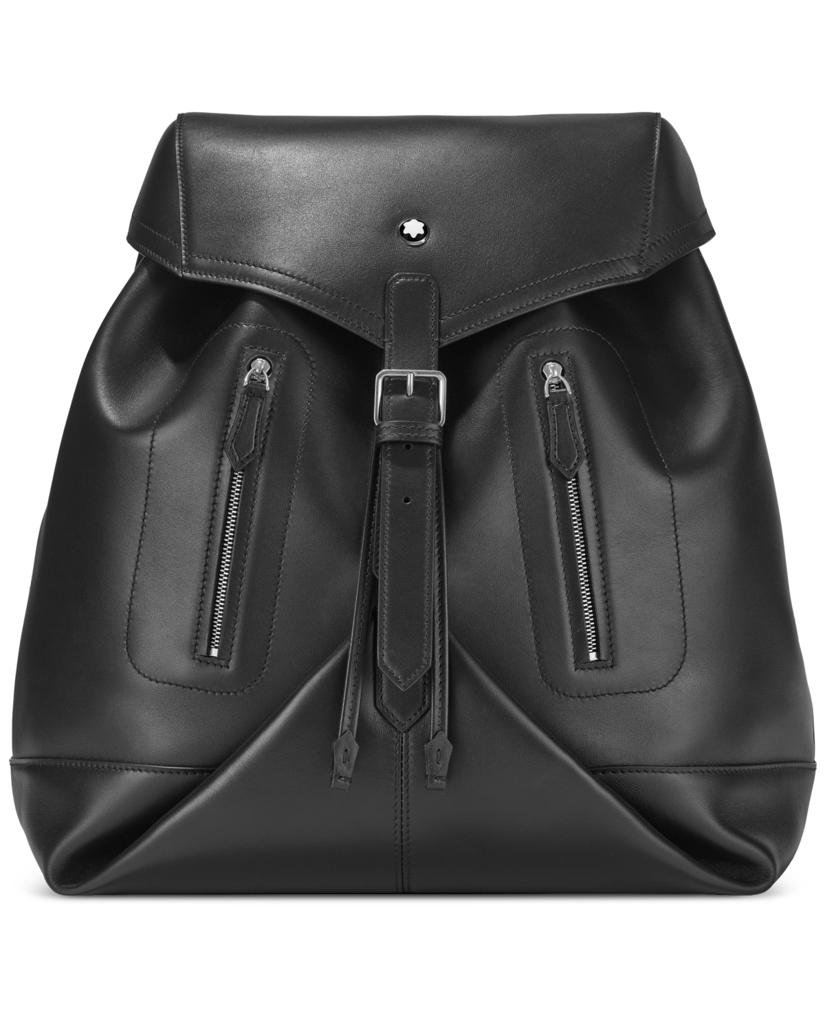 Montblanc Meisterstuck Selection Soft Leather Backpack In Black