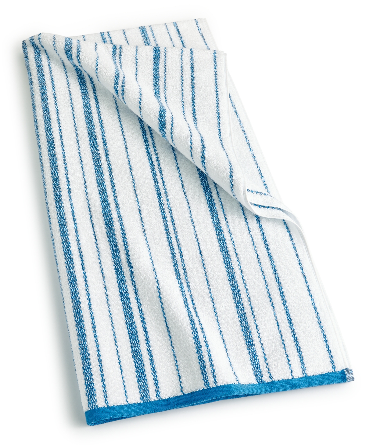 Charter Club Elite Stripe Bath Towel, Created For Macy's In Blue Combo